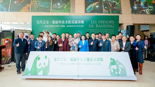 庆祝中法建交60周年大熊猫 金丝猴双宝文化艺术展在京启幕
